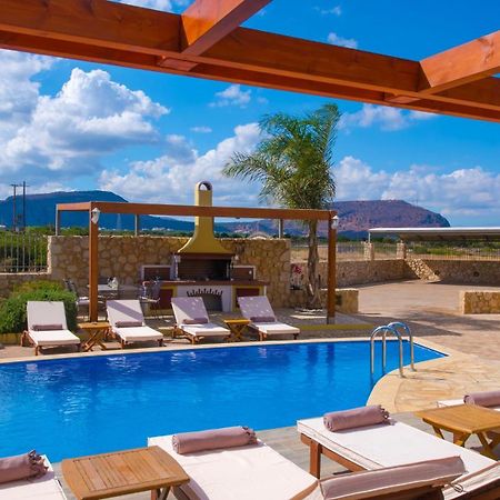 Sunshine Villa With Private Pool By Estia Herszonisszosz Kültér fotó