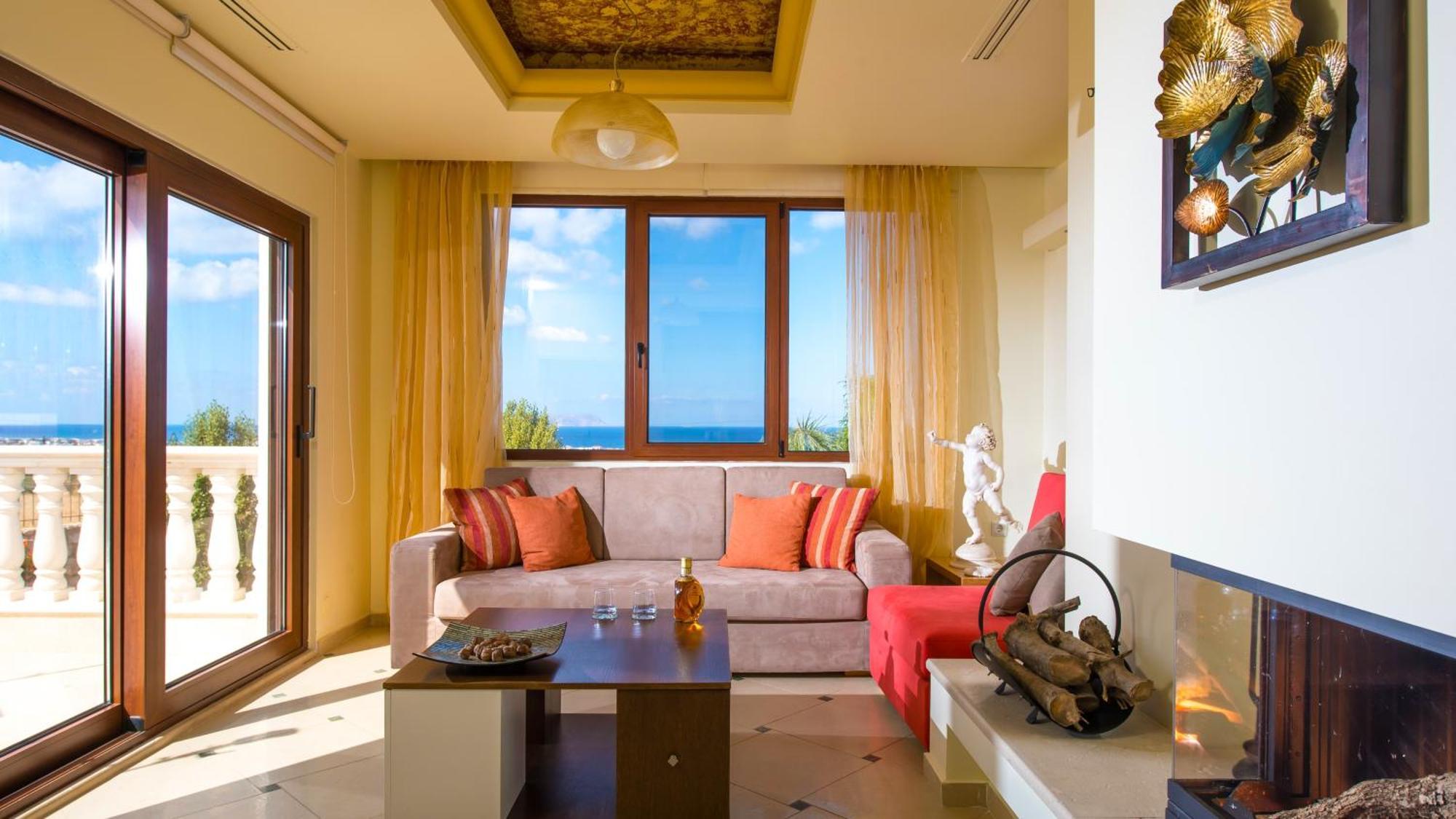 Sunshine Villa With Private Pool By Estia Herszonisszosz Kültér fotó